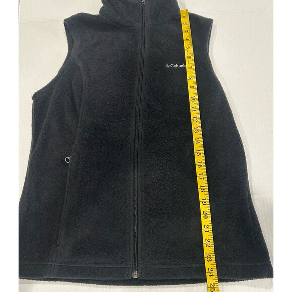 Columbia Vest Women’s Size S Color Black Full Zip Fleece - Picture 5 of 9